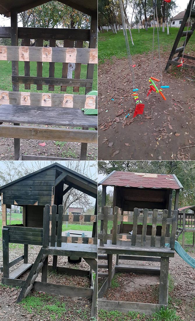 Vandalizmus a játszótéren